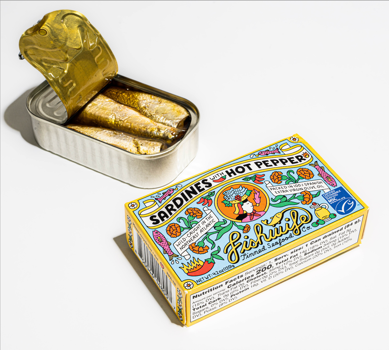 Sardines with Hot Pepper (12-Pack) - WHOLESALE